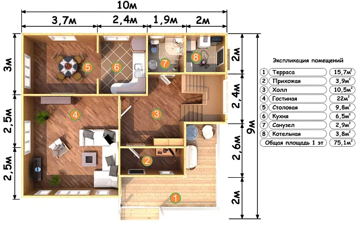 Премьер планировка