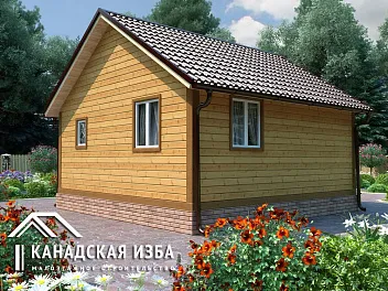 Дом Баня из бруса <span></span> "Русский пар" 6 на 6