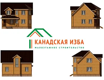 Дом <span></span> "Терем" 8.5 на 9