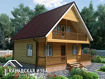 Дом <span></span> "Валдай" 7.5 на 8
