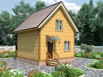 Дом Финский проект <span></span> "Иртыш 2" 6 на 6