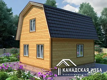 Дом <span></span> "Дачник" 7 на 8