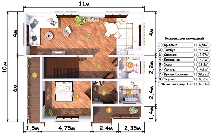 Выставочный 2 планировка