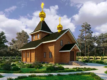 Дом <span>Проект церкви</span> "ЦЕРКОВЬ 4" 12.8 на 20.5