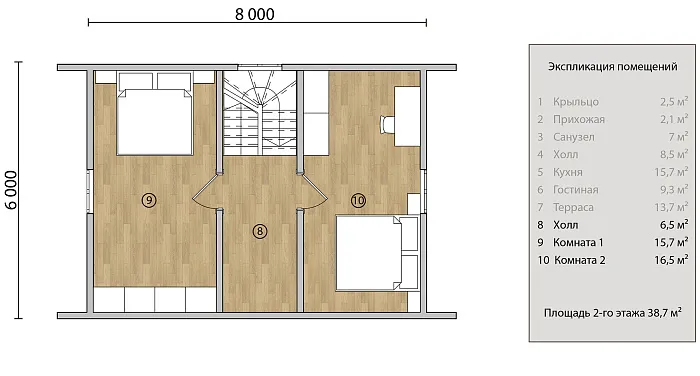  Барн планировка
