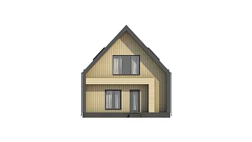 Дом Проект загородного дома <span></span> "Бир" 8 на 11.2