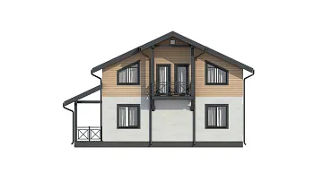 Дом Зимний каркасный дом  <span></span> "Борг" 11.5 на 11.5