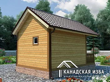 Дом Готовый проект <span></span> "Петрович 4х6" 4 на 6