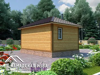 Дом Парная <span></span> "Мойдодыр" 4 на 6