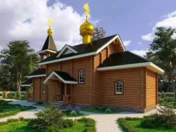 Дом <span>Проект церкви</span> "ЦЕРКОВЬ 2" 10.4 на 21.1