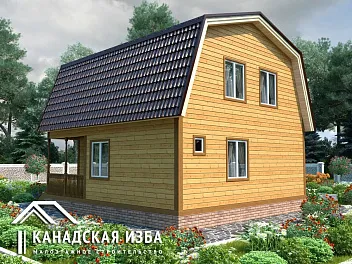 Дом <span></span> "Садовод 4" 7.5 на 8