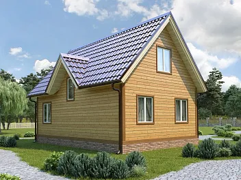 Дом Каркасный зимний дом <span></span> "Имение" 6 на 9