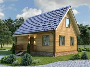 Дом Дом из бруса под ключ <span></span> "Имение" 6 на 9