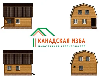 Дом <span></span> "Садовод 4" 7.5 на 8