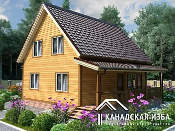 Дом <span></span> "Тайга" 9 на 9