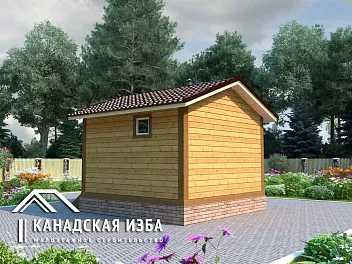 Дом <span></span> "Банька" 4 на 4