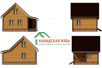 Дом <span></span> "Лесник" 6 на 8