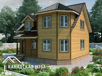 Дом <span></span> "Терем" 8.5 на 9