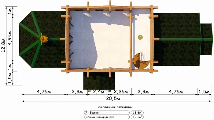 Проект церкви ЦЕРКОВЬ 3 планировка