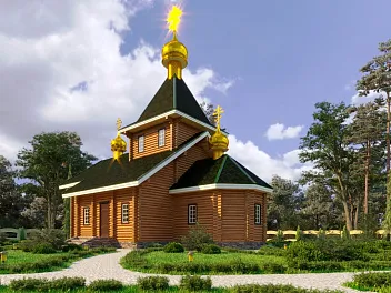 Дом <span>Проект церкви</span> "ЦЕРКОВЬ 4" 12.8 на 20.5