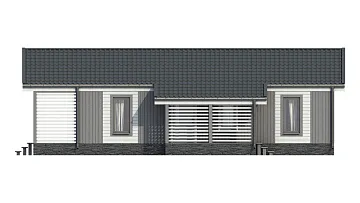 Дом Быстровозводимый дом под ключ <span></span> "Чива" 7 на 14