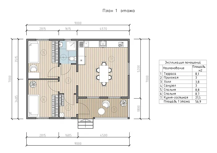 Адак планировка