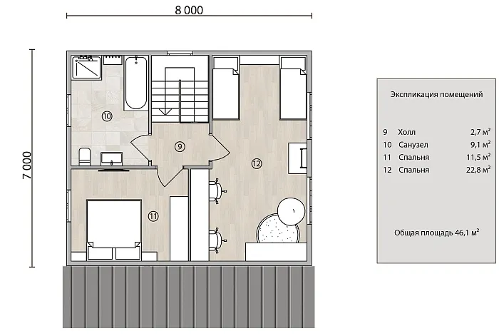  Коралл планировка