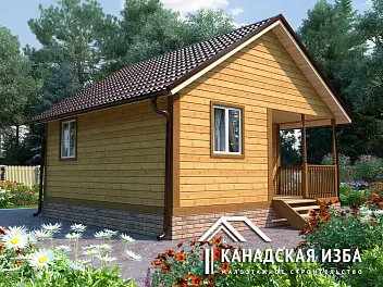 Дом Баня из бруса <span></span> "Русский пар" 6 на 6