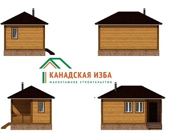 Дом Парная <span></span> "Мойдодыр" 4 на 6