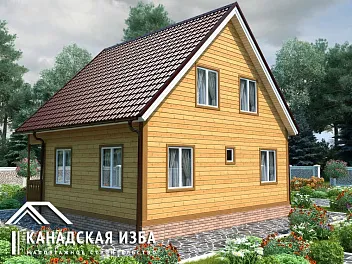Дом <span></span> "Валдай" 7.5 на 8