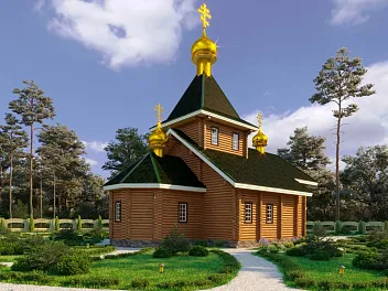 Дом <span>Проект церкви</span> "ЦЕРКОВЬ 4" 12.8 на 20.5