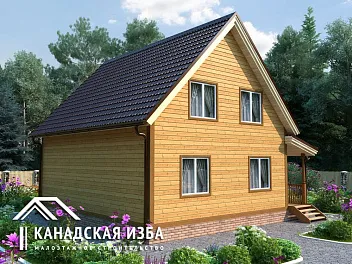 Дом <span></span> "Тайга" 9 на 9