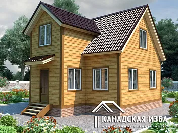 Дом <span></span> "Лукоморье" 8 на 8
