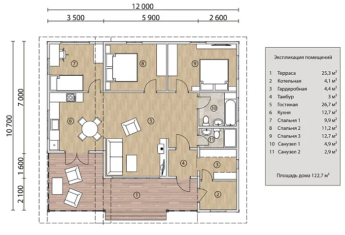  Монца планировка