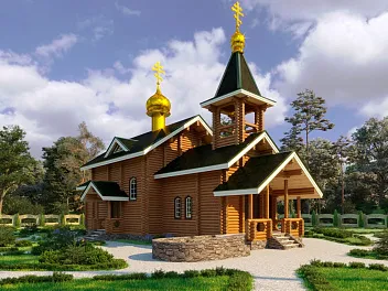 Дом <span>Проект церкви</span> "ЦЕРКОВЬ 2" 10.4 на 21.1