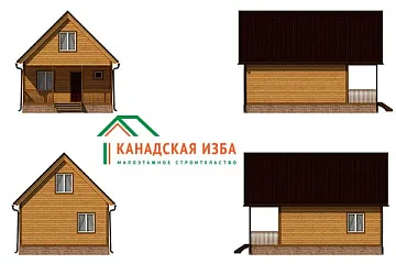 Дом <span></span> "Семейный" 6 на 9