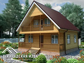 Дом <span></span> "Валдай" 7.5 на 8