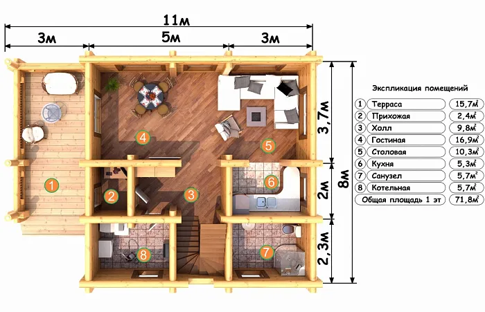Дворянское гнездо планировка