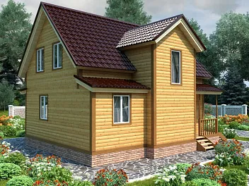 Дом <span></span> "Речной 2" 8.5 на 9