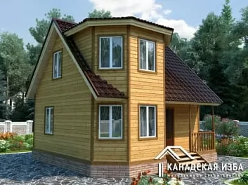 Дом Финский дом (фото) <span></span> "Лидер" 7 на 7