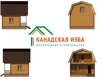Дом <span></span> "Садовод 1" 6 на 6
