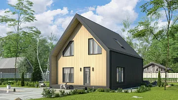 Дом Проект загородного дома <span></span> "Бир" 8 на 11.2