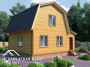 Дом <span></span> "Дачник" 7 на 8