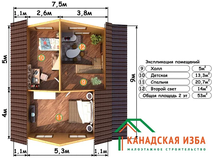  Тайга планировка