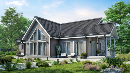 Кропоткина каркасный дом цена