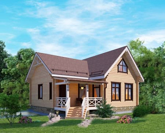 Дом Проект с фото для зимнего проживания <span></span> "Крым" 10.5 на 11